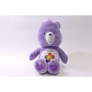 2004, Nanco, Care Bears, Harmony Bear, Plush, Purple, Vintage, ~ 260107-WH 886